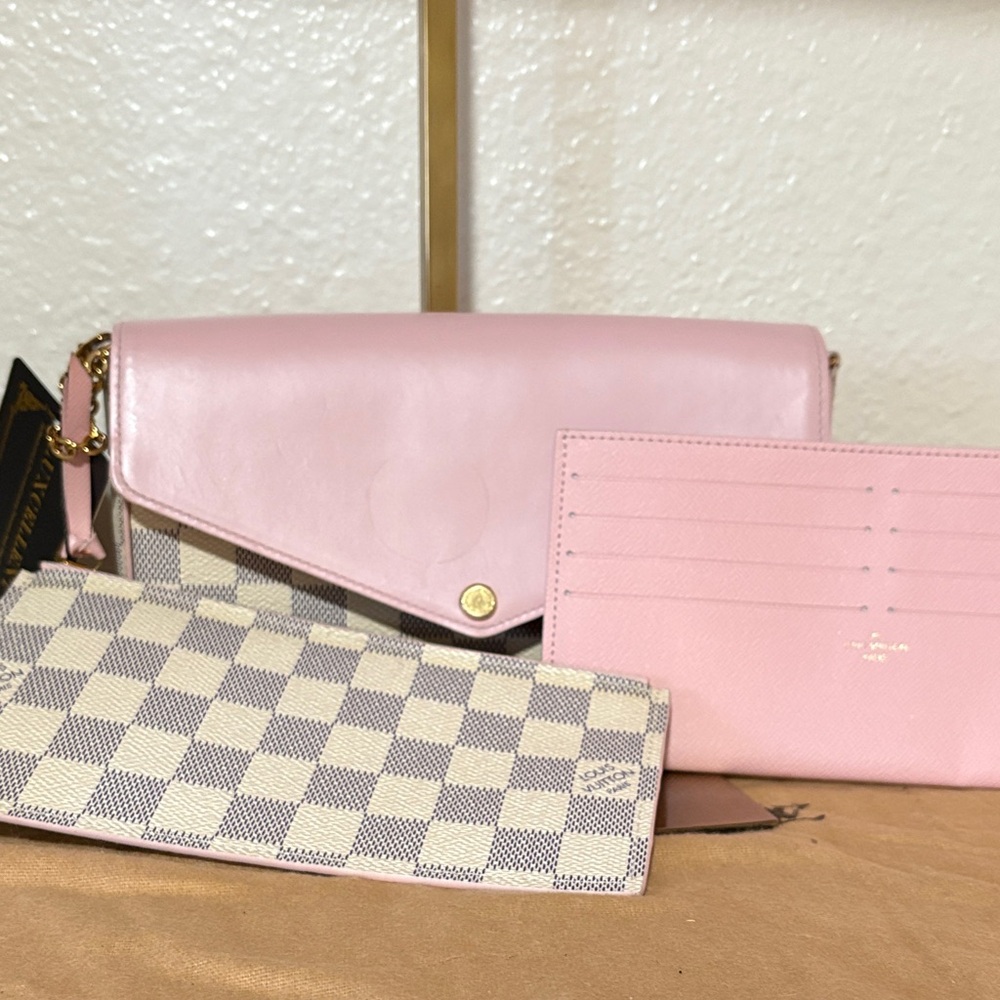 LV Damier Azur Felicie Pochette